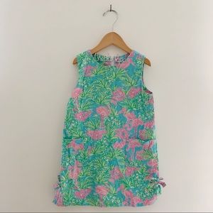 LILLY PULITZER Vintage Flamingo shift dress EUC